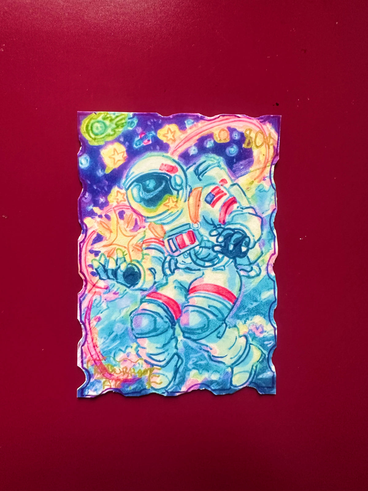 Astronaut ACEO Print