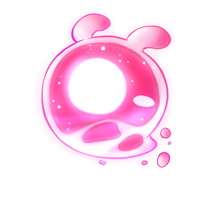 Die cut sticker of Rose Seelie from Genshin Impact.