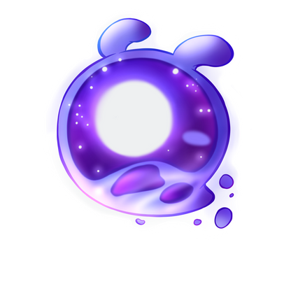 Die cut sticker of Viola Seelie from Genshin Impact.